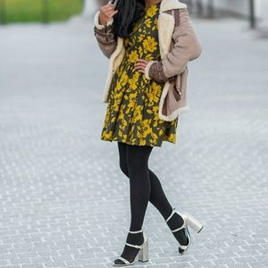 Chloe and Reese Wool Floral Dress